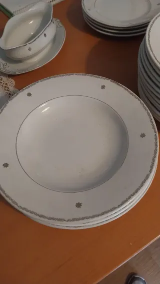 Vajilla La Cartuja de Sevilla Porcelana