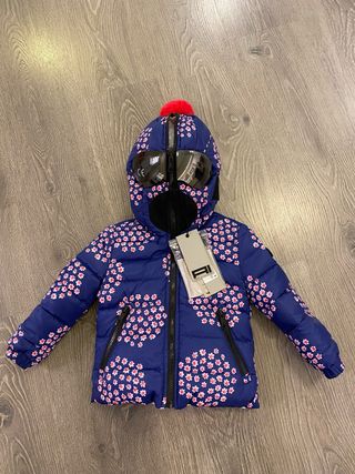 Piumino bimba reversibile 2 anni