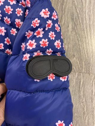 Piumino bimba reversibile 2 anni