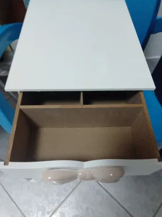 Porta cialde cassetto bianco e beige