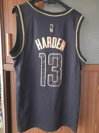 Camiseta Houston Rockets Nike Negra NBA NUM 13