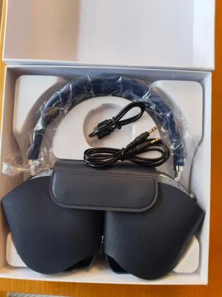 Auriculares Bluetooth Azul y Plateado