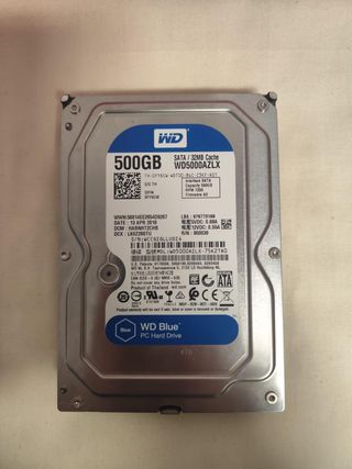 Lote 4 Discos Duros HDD 500GB (2TB Total)