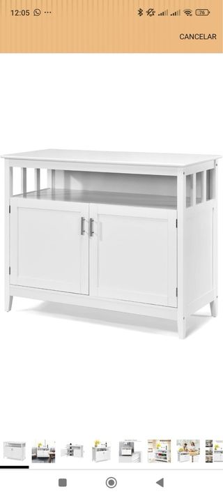 Mueble aparador blanco madera **sin abrir**