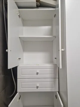 Armario multiusos blanco