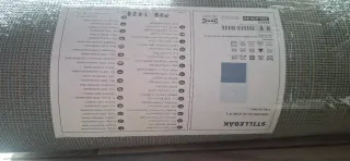 Tappeto pelo corto blu chiaro e scuro Ikea