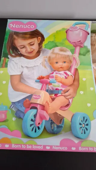 Muñeca Nenuco con Triciclo Nueva