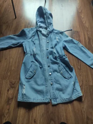 Chaqueta Vaquera Mujer Capucha Talla XS