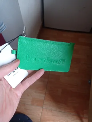 Monedero/tarjetero Desigual verde