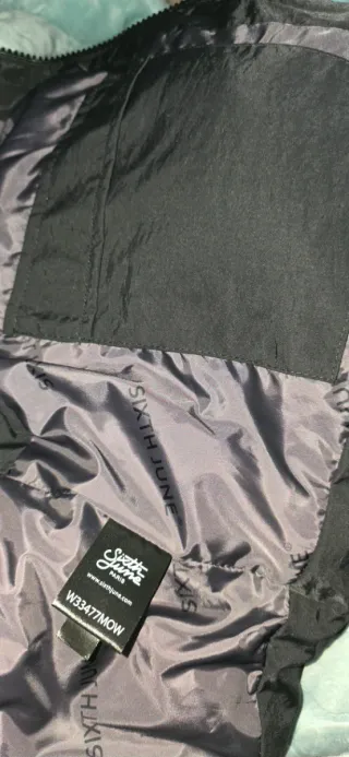 Chaqueta oversize sin mangas negra, unisex