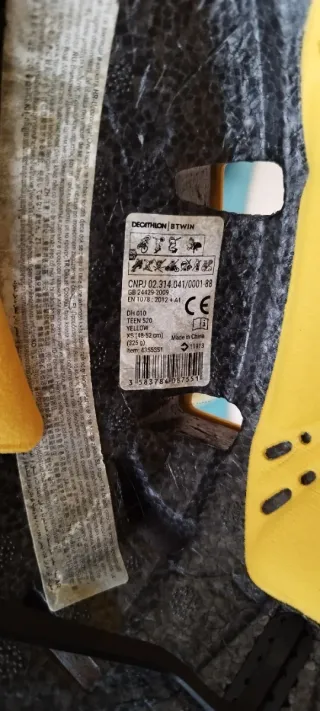 Casco Btwin 520 XS (48-52 cm) Amarillo