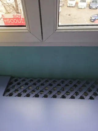 Escritorio juvenil rinconera lila y madera de haya