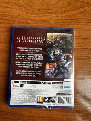Marvel Spiderman 2 PS5 Nuevo Precintado