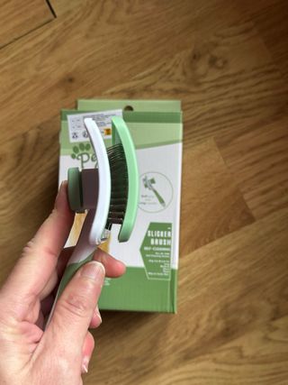 Cepillo Slicker Autolimpiante para Mascotas