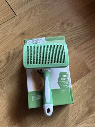 Cepillo Slicker Autolimpiante para Mascotas