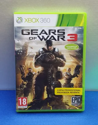 CONSOLA XBOX 360 GEARS OF WAR 3 COMPLETA