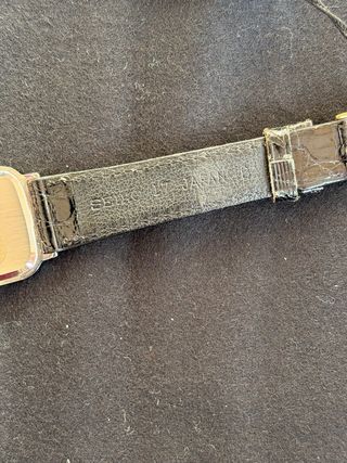 Seiko Tank Quartz Vintage Rare Old Money NOS