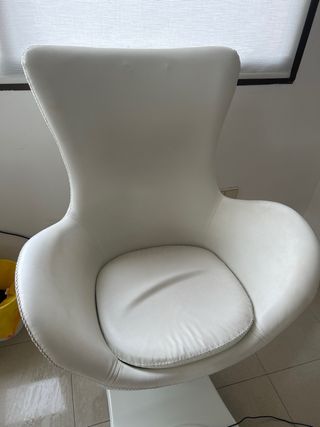 Sillón de pedicura blanco