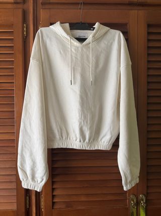 Sudadera Bershka Blanca