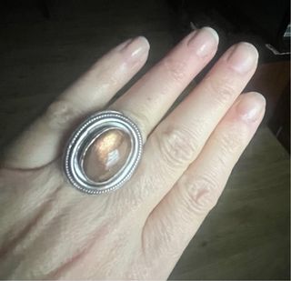 Anillo Piedra Sol plata