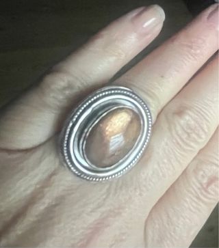 Anillo Piedra Sol plata