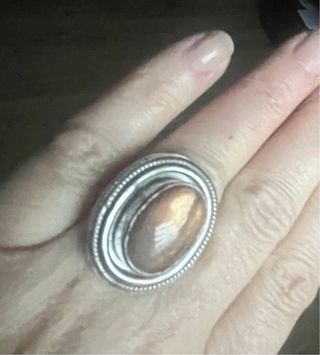 Anillo Piedra Sol plata