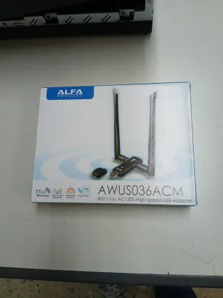 Adaptador USB WiFi Alfa AWUS036ACM