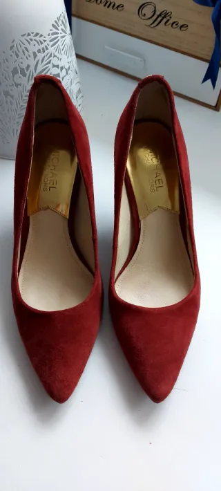 Zapatos tacón Michael Kors burdeos talla 37.5
