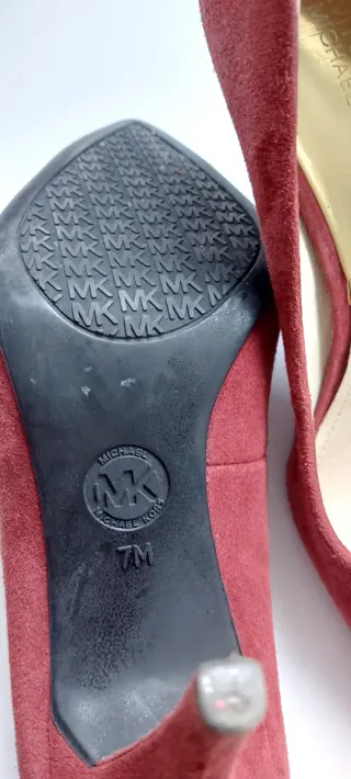 Zapatos tacón Michael Kors burdeos talla 37.5