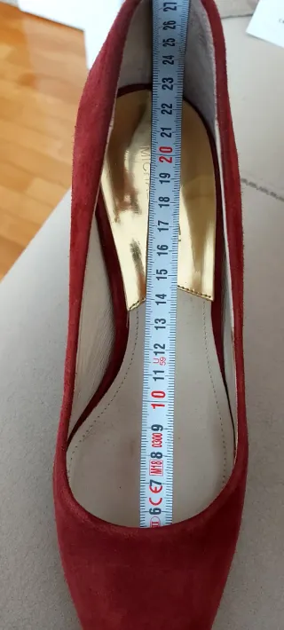 Zapatos tacón Michael Kors burdeos talla 37.5