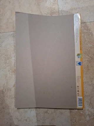 Maxi bloc cartulinas colores 25 hojas 24x34cm