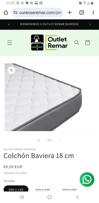 Su comodidad. Colchon Babiera de 150 cm de ancho