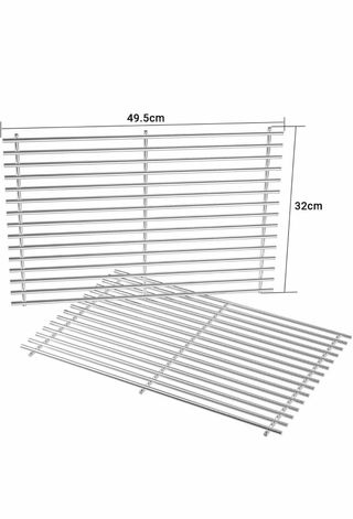 Parrillas Acero Inoxidable Barbacoa Gas 2unidades