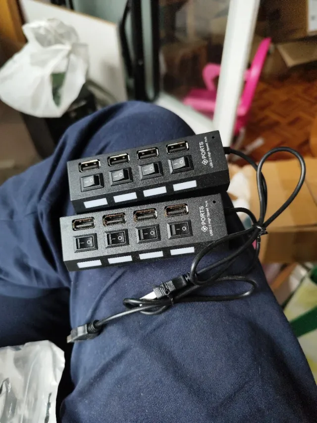 Hub USB 4 Puertos con Interruptor