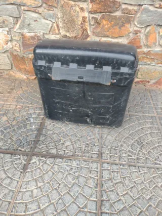 Baúl para pizzas negro