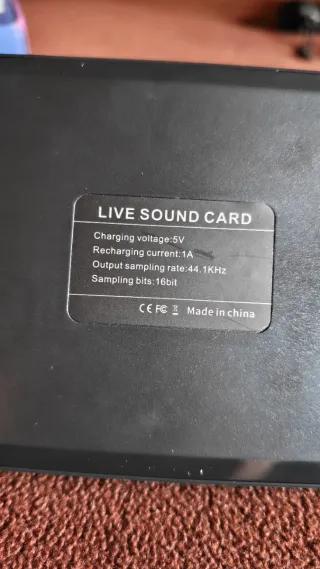 Mezclador de sonido con luces LED multicolor