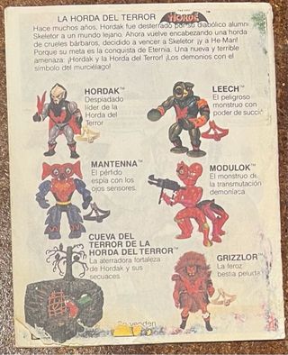 Masters of Univers cómic español 1987