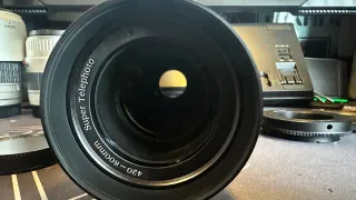 Teleobjetivo 420-800mm + Adaptador Canon EOS