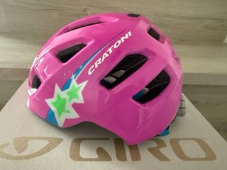 Casco Giro Junior Rosa Estrellas