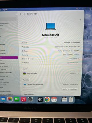 MacBook Air 13 Plata