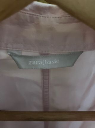 Camisa rosa manga 3/4