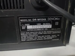 HX PRO Grabador Cassette Denon