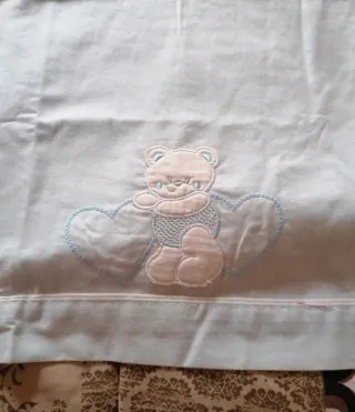 Conjunto Sábana, Bajera y Funda Almohada Bebé