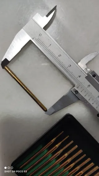 Juego de brocas diamante.