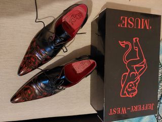 Scarpe Jeffery West Muse Nero Rosse