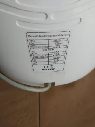 Deshumidificador Becken