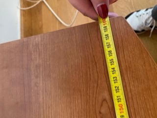 Mueble de salón madera y cristal