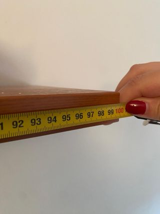 Mueble de salón madera y cristal