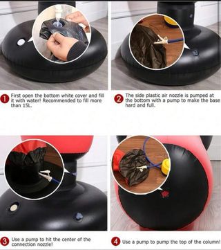 Sacco Boxe Gonfiabile Autoportante Adulti MMA