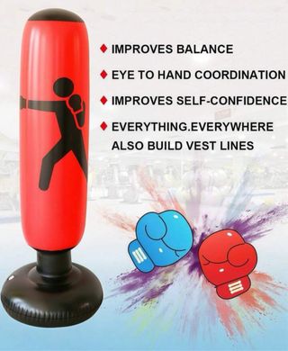 Sacco Boxe Gonfiabile Autoportante Adulti MMA